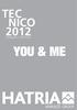 TEC NICO 2012 TECHNICAL CATALOGUE YOU & ME