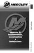 2016, Mercury Marine. Manuale di funzionamento, manutenzione e installazione. 30/40 FourStroke