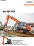 ZAXIS-5 ESCAVATORE IDRAULICO : ZX130-5B / ZX130LCN-5B : 73,4 (98 HP) : ZX130-5B