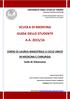 SCUOLA DI MEDICINA GUIDA DELLO STUDENTE A.A. 2015/16