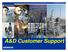 Automation and Drives. A&D Customer Support