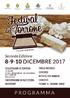 Produttori ORARI DI APERTURA FIERA. venerdì 8 dicembre ore sabato 9 dicembre ore domenica 10 dicembre ore