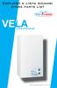 Esploso e lista ricambi SPARE PARTS LIST VELA CTFS-CTN 24 AF