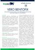 VERO BENTOFIX. scheda tecnica GEOCOMPOSITO BENTONITICO PER L IMPERMEABILIZZAZIONE DELLE STRUTTURE INTERRATE IN CALCESTRUZZO