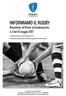 INFORMIAMO IL RUGBY. Newsletter di Pronti al Cambiamento n.2 del 15 maggio 2017