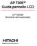 AP 720S TM Guida pannello LCD. OPTIGEN Strumento semi-automatico