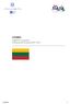 LITUANIA Rapporto Congiunto Ambasciate/Consolati/ENIT 2015
