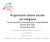 Ri-generare valore sociale nel lodigiano Incontro pubblicodi presentazione studio fattibilità triennio novembre 2014 Gruppo di