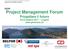 Project Management Forum giugno 2017 Lugano