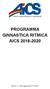PROGRAMMA GINNASTICA RITMICA AICS