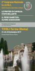 TIVOLI Terme (Roma) 2 Congresso Nazionale S.I.S.P.E.C. LE PROTESI DI CAVIGLIA: STATO DELL ARTE IL PIEDE DIABETICO: ULTIME ACQUISIZIONI