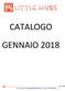 CATALOGO GENNAIO 2018