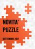 novita PUZZLE settembre 2017