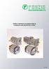 POMPE E MOTORI IN ALLUMINIO SERIE Z1 ALUMINIUM PUMPS AND MOTORS Z1 SERIES