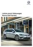 Volkswagen. Listino prezzi Volkswagen Nuova Golf Variant