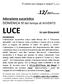 LUCE. DOMENICA III del tempo di AVVENTO. Adorazione eucaristica. in san Giovanni. E subito uscì sangue e acqua Gv 19,34