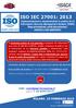 ISO IEC 27001: Confronto diretto, Esempi e Casi pratici sui settori dei discenti. Fino al 20% di sconto per iscrizioni entro il 5 FEBBRAIO 2016