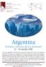 Argentina. Da Buenos Aires fino alla Fin del mundo ottobre CTC Srl Compagnia di Turismo e Cultura