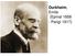 Durkheim, Emile (Epinal Parigi 1917)