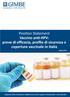 Position Statement Vaccino anti-hpv: prove di efficacia, profilo di sicurezza e copertura vaccinale in Italia