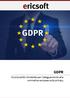 GDPR. funzionalità introdotte per l adeguamento alla normativa europea sulla privacy