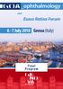 _ophthalmology. 6-7 July 2018 Genoa (Italy) Esaso Retina Forum. Final Program. and