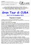 Gran Tour di CUBA. Programma di massima