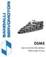 DSM5. Servomotori Brushless Manuale d'uso