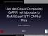 Uso del Cloud Computing GARR nel laboratorio NeMIS dell ISTI-CNR di Pisa