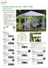 Gazebo Twig Cherry x 300 copertura PVC