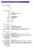 F ORMATO EUROPEO PER IL CURRICULUM VITAE