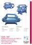 CDS - NP POMPE PER VUOTO AD ANELLO LIQUIDO A DUE STADI TWO-STAGE LIQUID RING VACUUM PUMPS WORKING LIMITS LIMITI DI ESERCIZIO