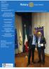 Sommario Visita del DGE Massimo Ballotta Seminario di formazione RYLA JUNIOR 2018 Comunicazioni Rotariani in Montagna