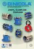 MANUFACTURING - WATER VALVES - INDUSTRIAL VALVES - PENSTOCKS AND GATES - RADIAL GATES - SPECIAL APPLICATIONS JOINTS, C LAMPS AND COUPLINGS