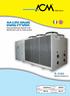 SCAEYfour DIE79 09/16 02/15. Unità polivalenti per impianti 4 tubi Multifunction units for 4-pipe systems. Multiscroll Compressors.