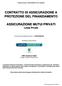 CONTRATTO DI ASSICURAZIONE A PROTEZIONE DEL FINANZIAMENTO ASSICURAZIONE MUTUI PRIVATI