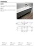 MYSLOT472. ? Min 72? 1,2 13,5 15,9 ? ,7 7,3. schede tecniche top / top technical data sheets. Material: Corian.