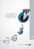 CLASSE X RUOTE CON SUPPORTI SERIE INOX STAINLESS STEEL CASTORS