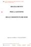 REGOLAMENTO PER LA GESTIONE DELLE MISSIONI FUORI SEDE