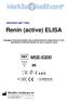 Renin (active) ELISA 2-8 C. Istruzioni per l Uso
