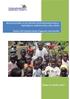 REALIZZAZIONE DI UN CENTRO POLIFUNZIONALE NELLA REPUBBLICA DEMOCRATICA DEL CONGO. Sintesi del Quindicesimo Rapporto intermedio