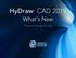 What s New. Power-to-Design Circuits. HyDraw CAD 2019 What s New 1 of 29