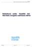 Anno 2012 Relazione annuale sulla qualità del servizio erogato da Acquedotto di Savona