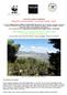 WWF SICILIA NORD-OCCIDENTALE PROGETTO: PASSEGGIATE LE VIE DEI TESORI