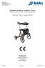 Mobilex outdoor rollator Lion Codice , , and