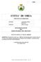CITTA' DI ORIA PROVINCIA DI BRINDISI GENERALI DETERMINAZIONE DEL RESPONSABILE DEL SERVIZIO REGISTRO GENERALE N 256 DEL 16/03/2017