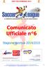 Comunicato Ufficiale n 6