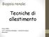 Tecniche di allestimento