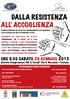 DALLA RESISTENZA ALL ACCOGLIENZA