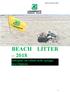 Beach litter Marche BEACH LITTER 2018 Indagine sui rifiuti nelle spiagge marchigiane